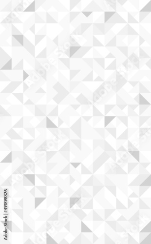 Geometric background texture. Light grey and white triangle vector. Seamless triangular pattern. Simple diamond geometry design © onajourney