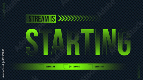 Offline gaming background template for streamer . Starting gaming background. Ending gaming background. twitch banner template gaming background 