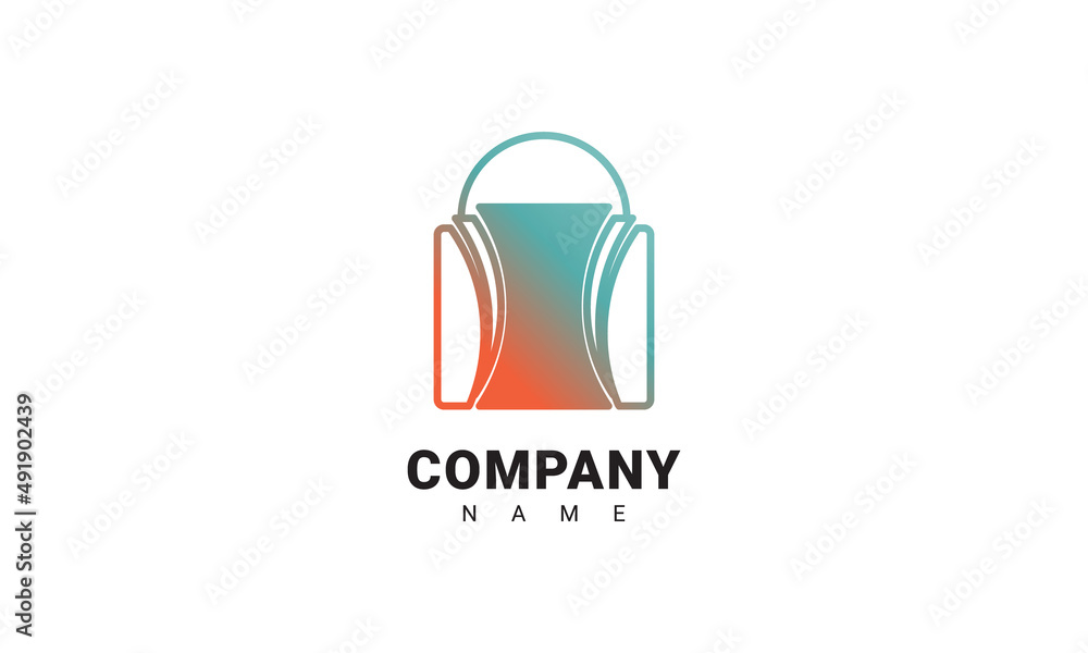 shopping bag logo template shopping bag logo template