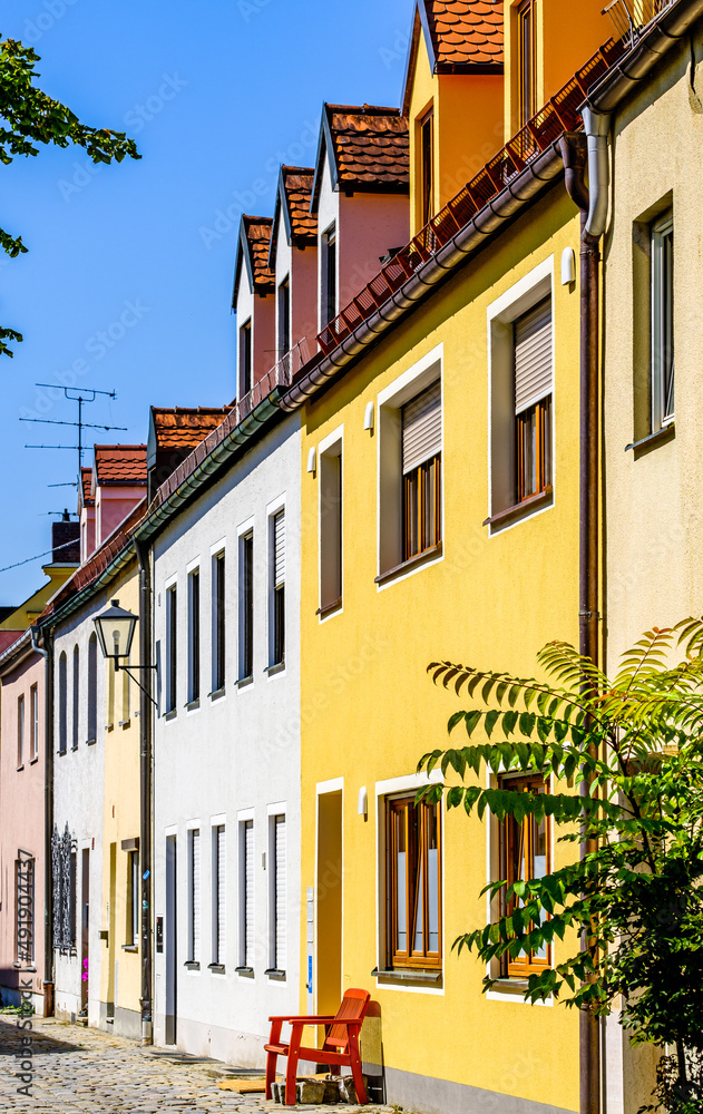Naklejka premium historic building at the old town of Freising - bavaria