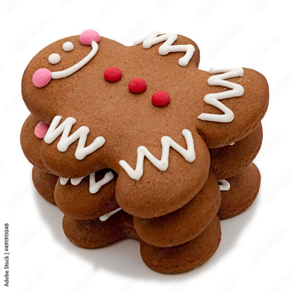 Gingerbread man with glaze ornament Gingerbread man with glaze ornament