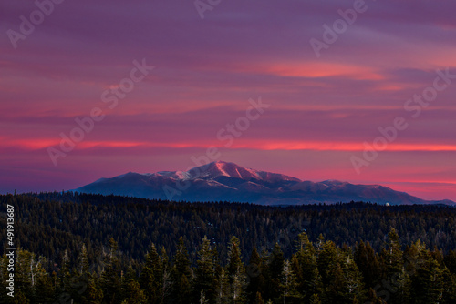 Sunrise over Sierra Blanca 