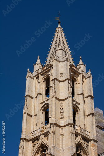 Detail of the Cathedral of Le  n  Spain