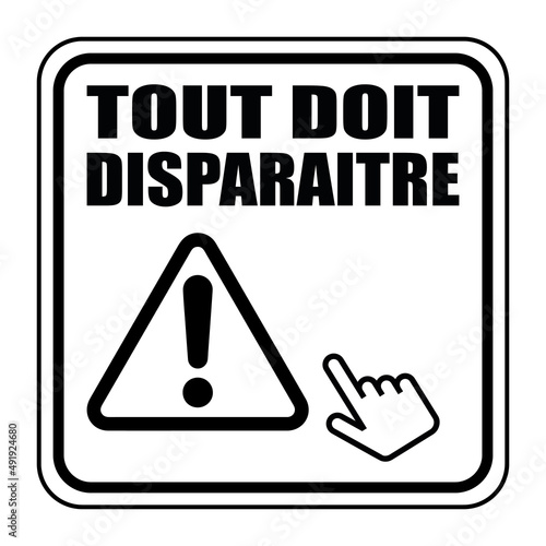 Logo tout doit disparaître.