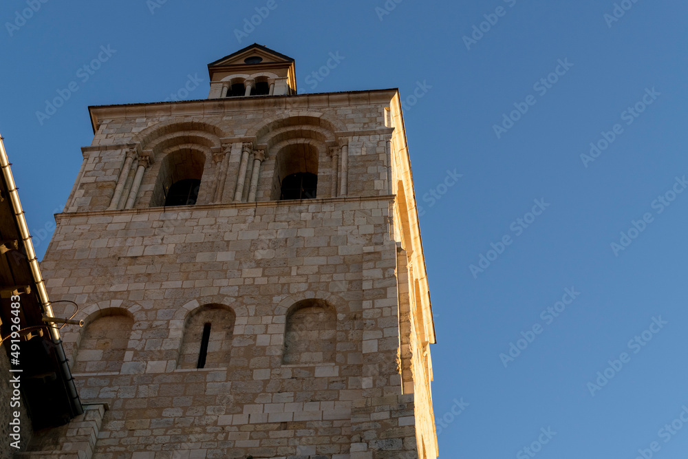 Tower of the Colegiata de San Isidoro tower, Leon, Spain