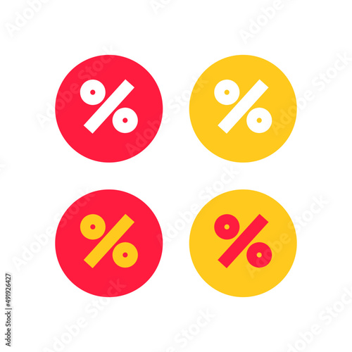 set of fees buttons