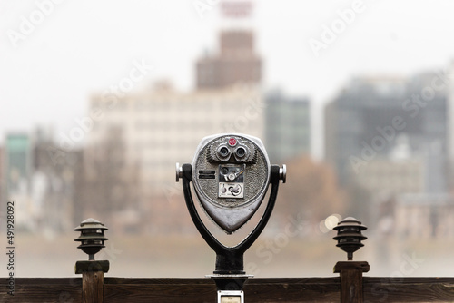 Foggy View Finder of the City