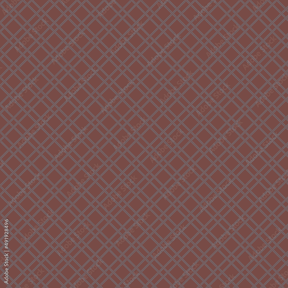 Fototapeta premium Brick red and gray line pattern background design element digital paper.