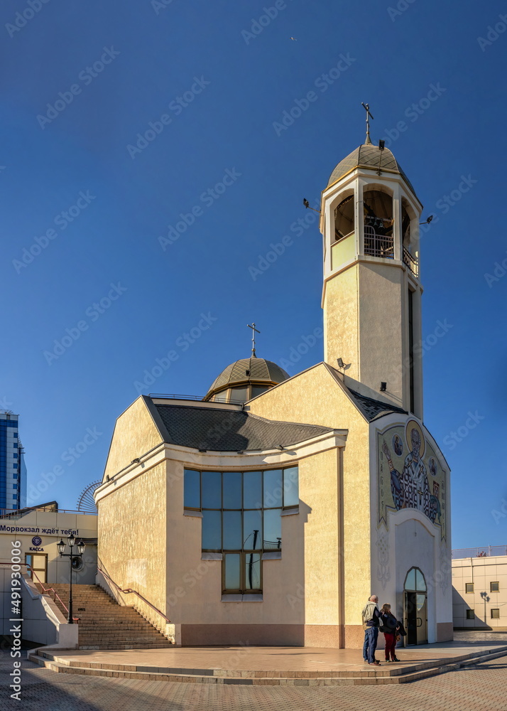 Fototapeta premium Passenger Port in Odessa, Ukraine