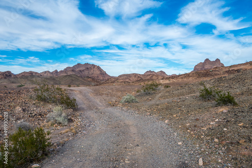 An overlooking view of nature in Yuma, Arizona