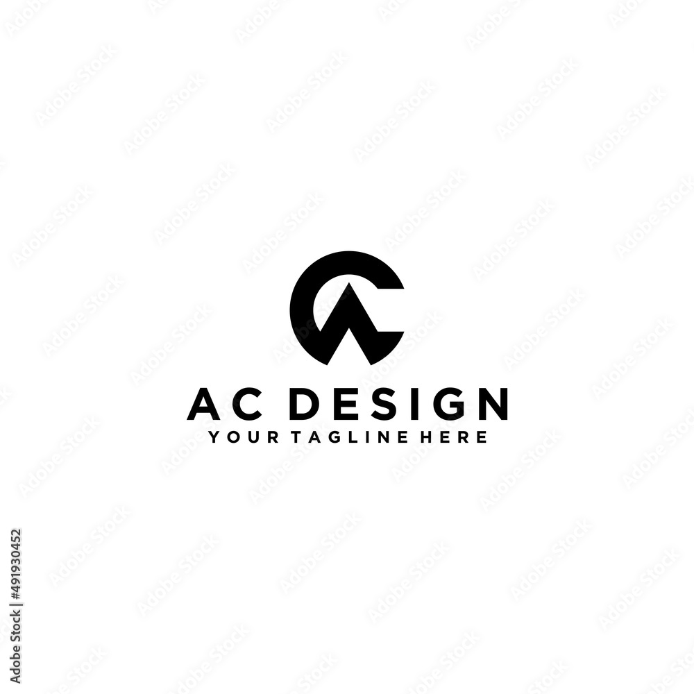 CA initial logo design CA initial logo design