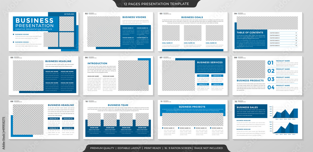 minimalist presentation template with clean style use for business annual report and infographic minimalist presentation template with clean style use for business annual report and infographic