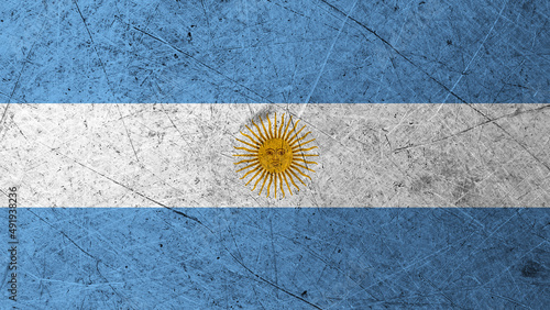 Fotografie Argentine National Flag Wallpaper Background