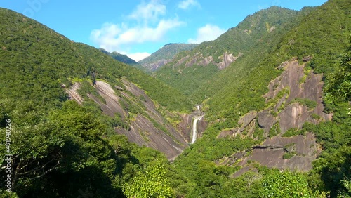 Time lapse of Senpiro Falls in Yakushima, Japan photo