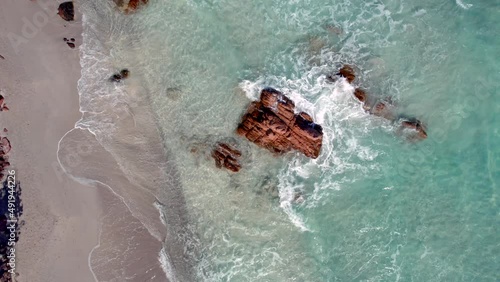 Sardinia Italy Clear Blue Ocean Porto Istana Beach Kite