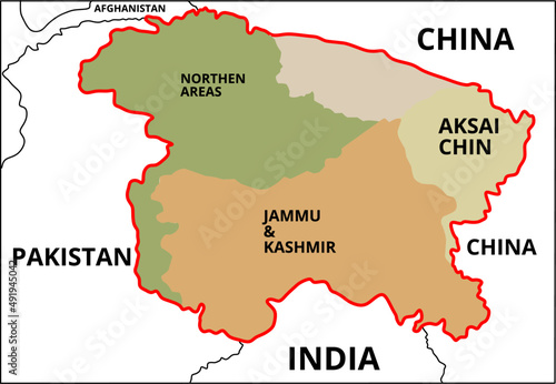 kashmir map