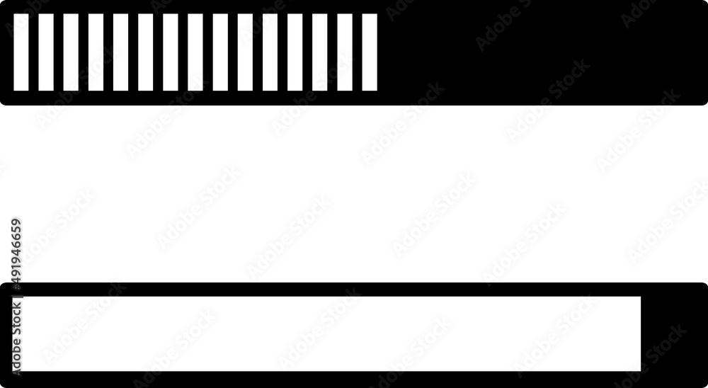 loading bar progress icons, load sign vector isolated on white loading bar progress icons, load sign vector isolated on white