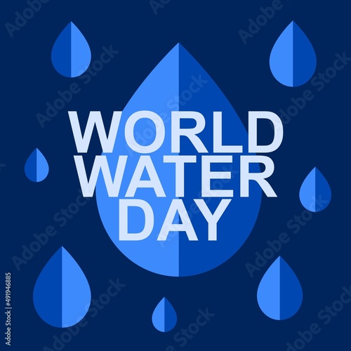 world water day template design