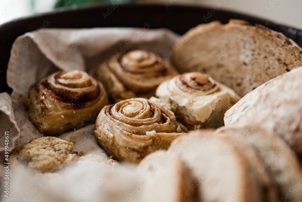 basket of baked goods