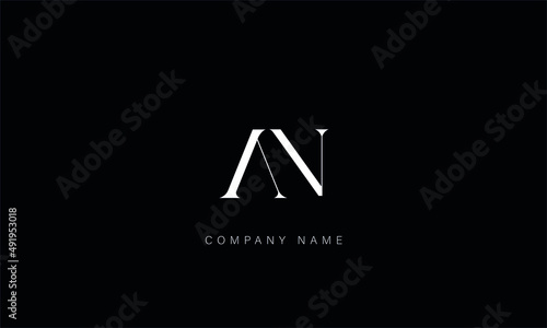 AN, NA, AN, Letters Logo Monogram