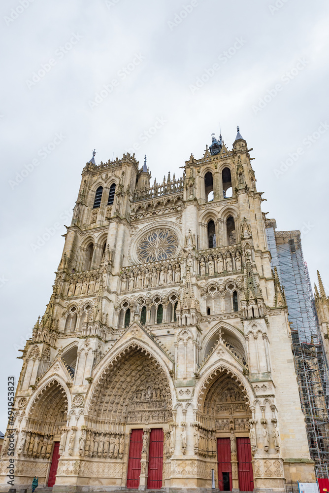 Cathedral Basilica of Our Lady of Amiens (French: Basilique Cathédrale Notre-Dame d'Amiens), or simply Amiens Cathedral, a Roman Catholic church, a UNESCO World Heritage Site.