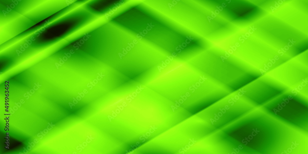 Abstract green background with dynamic colorful diagonal lines. Design ...