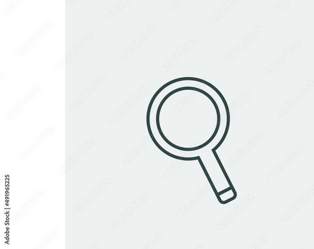 Magnifying_glass vector icon illustration sign Magnifying_glass vector icon illustration sign