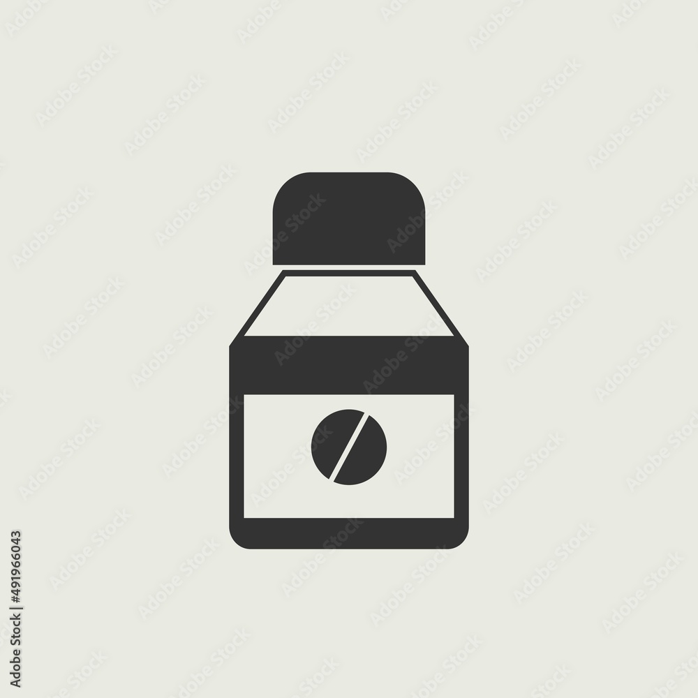 Medicine_bottle vector icon illustration sign Medicine_bottle vector icon illustration sign