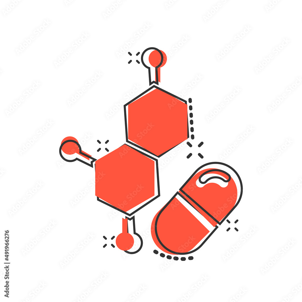 Vitamin pill note icon in comic style. Capsule cartoon vector illustration on white isolated background. Antibiotic splash effect sign business concept. Vitamin pill note icon in comic style. Capsule cartoon vector illustration on white isolated background. Antibiotic splash effect sign business concept.