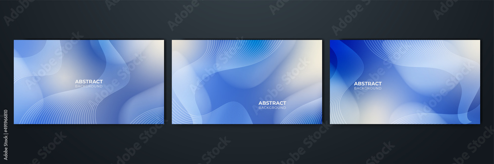 Fototapeta premium Dark blue abstract background geometry shine and layer element vector for presentation design. Suit for business, corporate, institution, party, festive, seminar, and talks.