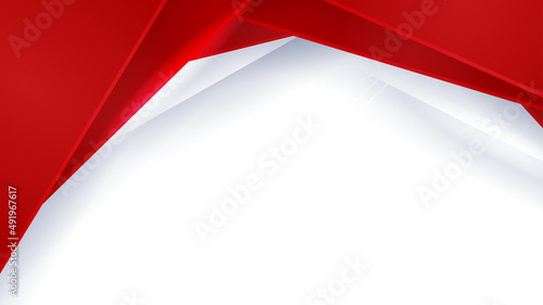 Dark red abstract background geometry shine and layer element vector for presentation design. Suit for business, corporate, institution, party, festive, seminar, and talks.