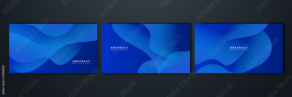 Fototapeta premium Dark blue abstract background geometry shine and layer element vector for presentation design. Suit for business, corporate, institution, party, festive, seminar, and talks.