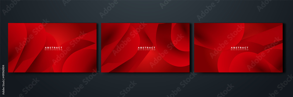 Dark red abstract background geometry shine and layer element vector ...