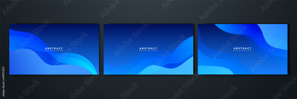 Dark blue abstract background geometry shine and layer element vector for presentation design. Suit for business, corporate, institution, party, festive, seminar, and talks.