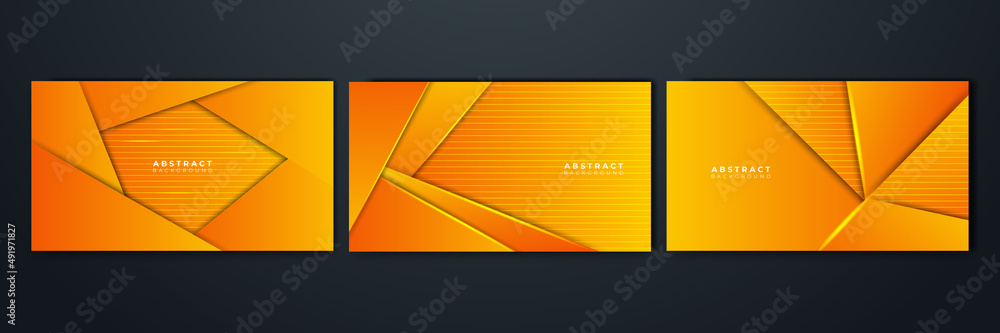 Orange yellow abstract background geometry shine and layer element vector for presentation design. Suit for business, corporate, institution, party, festive, seminar, and talks. Orange yellow abstract background geometry shine and layer element vector for presentation design. Suit for business, corporate, institution, party, festive, seminar, and talks.