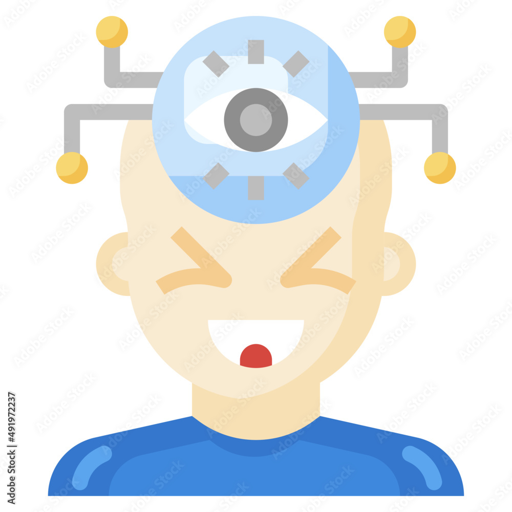 VISION flat icon,linear,outline,graphic,illustration VISION flat icon,linear,outline,graphic,illustration