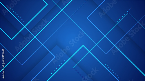Dark blue abstract background geometry shine and layer element vector for presentation design. Suit for business, corporate, institution, party, festive, seminar, and talks.