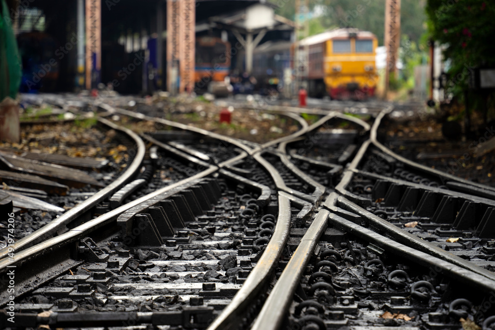 Obraz premium Numerous railroad tracks