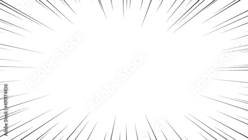 集中線のベクター素材