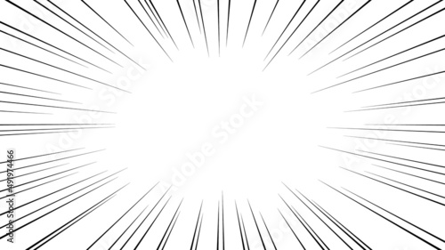 集中線のベクター素材