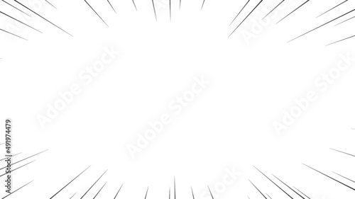 集中線のベクター素材