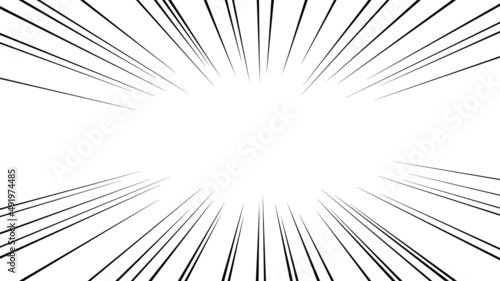 集中線のベクター素材