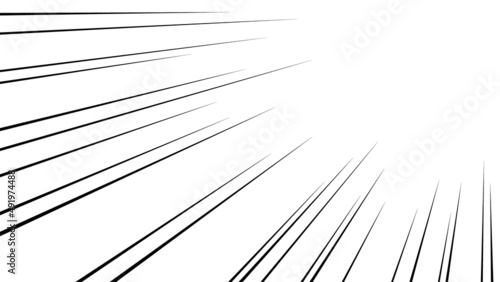 集中線のベクター素材