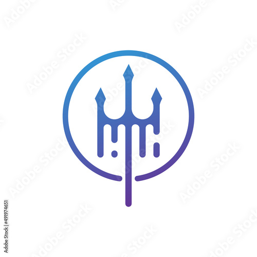 trident tech logo design