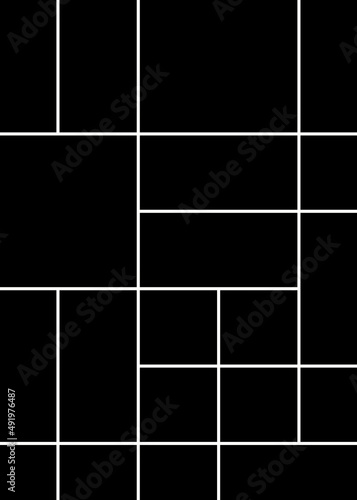 Offset Quads generative art background art illustration