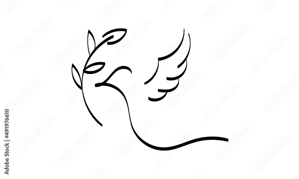 Holy Spirit Line Art Design for print or use as poster, card, flyer, Tattoo or T Shirt Holy Spirit Line Art Design for print or use as poster, card, flyer, Tattoo or T Shirt