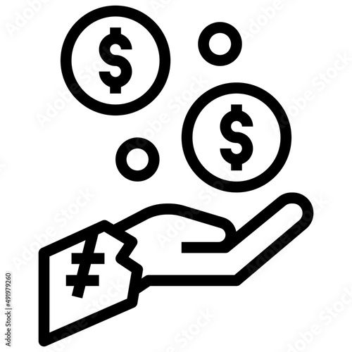 BEGGAR line icon,linear,outline,graphic,illustration