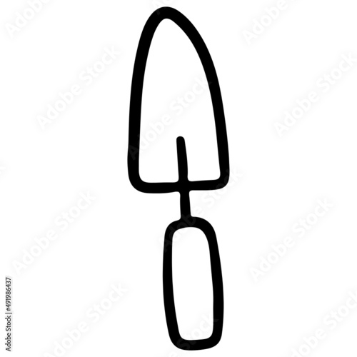 agricultural tools hand drawn outline design illustration for web, wedsite, application, presentation, Graphics design, branding, etc.