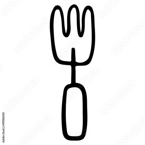 agricultural tools hand drawn outline design illustration for web, wedsite, application, presentation, Graphics design, branding, etc.