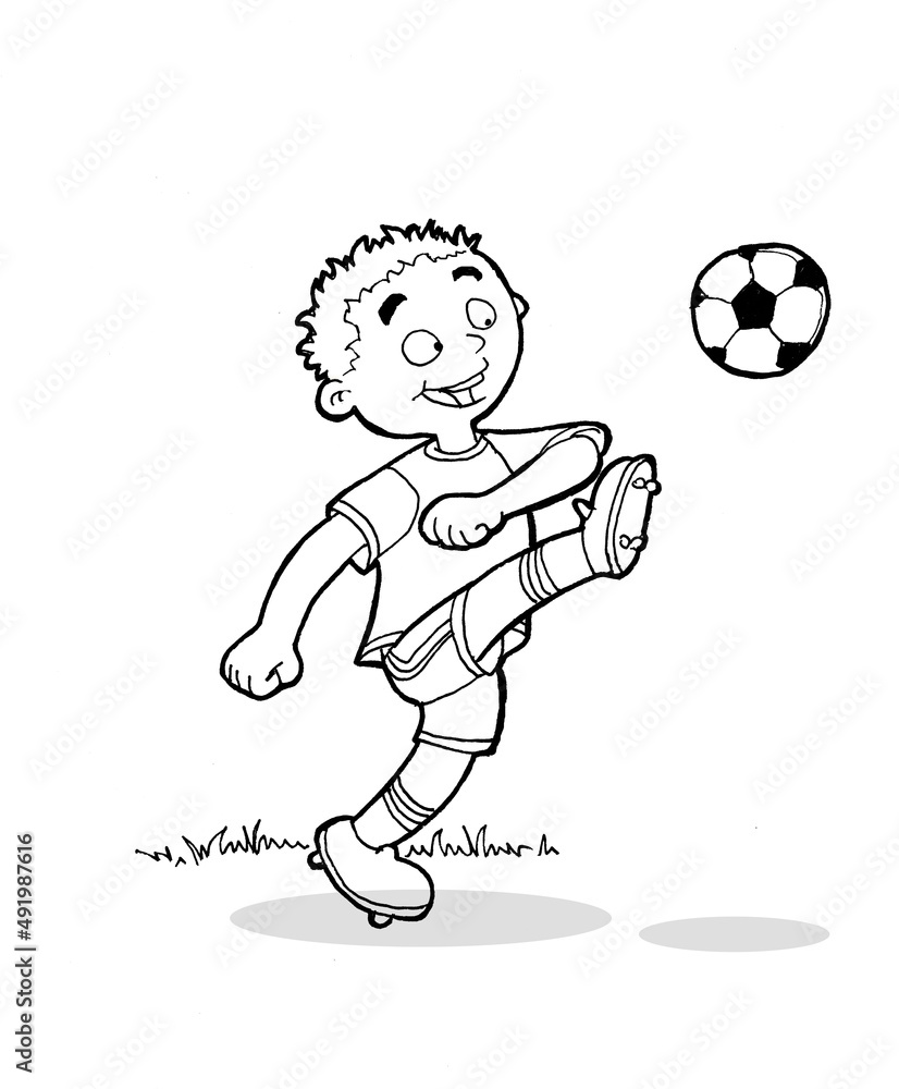 Football (Soccer) Colouring Pages